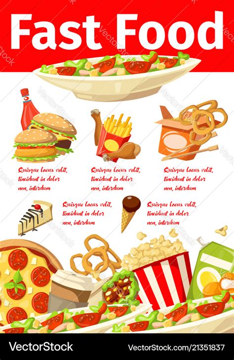 junk food poster ideas